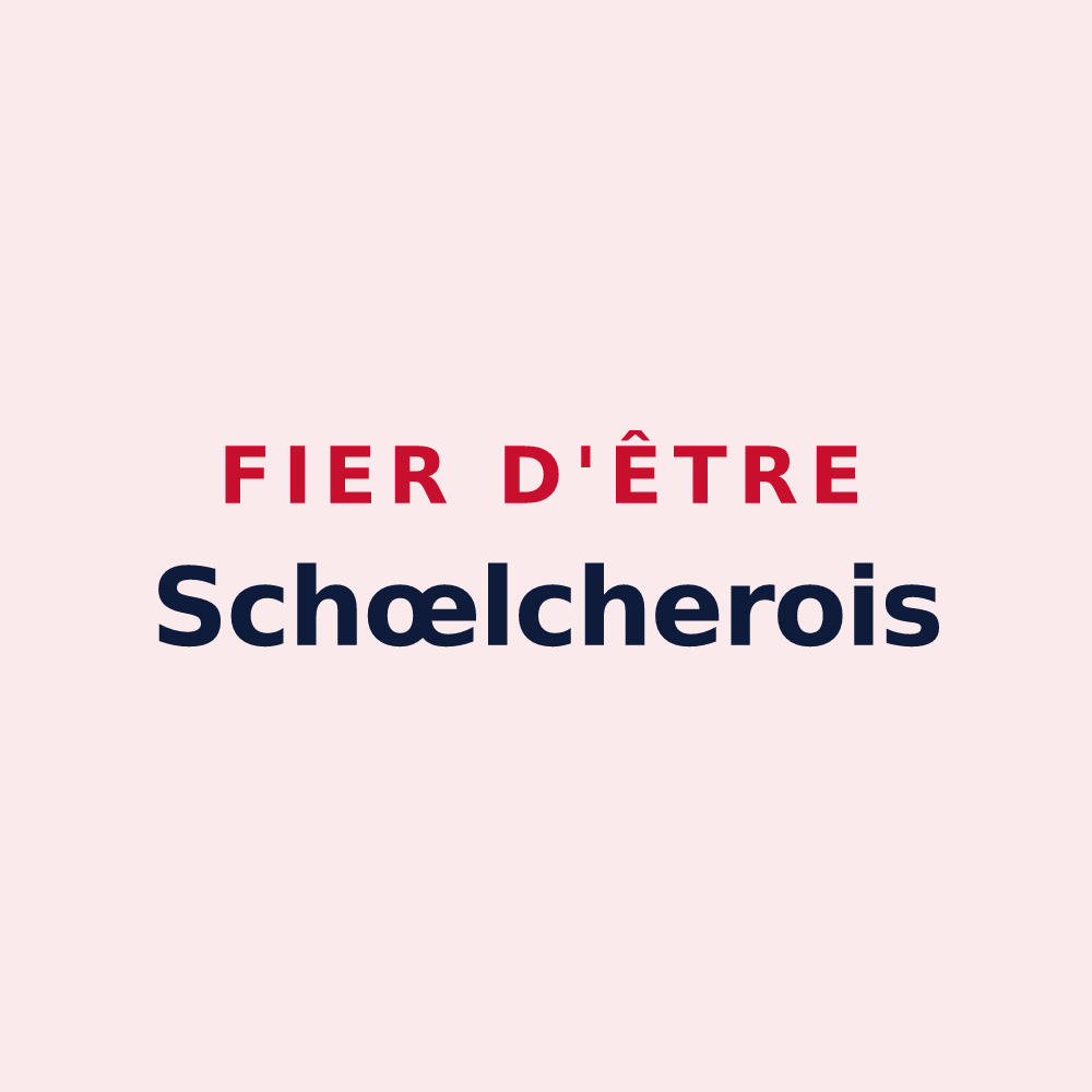 Magnet « Fier d'être Schœlcherois » — design pour Schœlcher