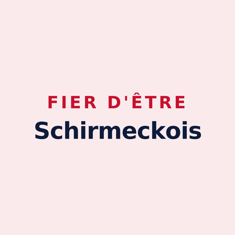 Magnet « Fier d'être Schirmeckois » — design pour Schirmeck