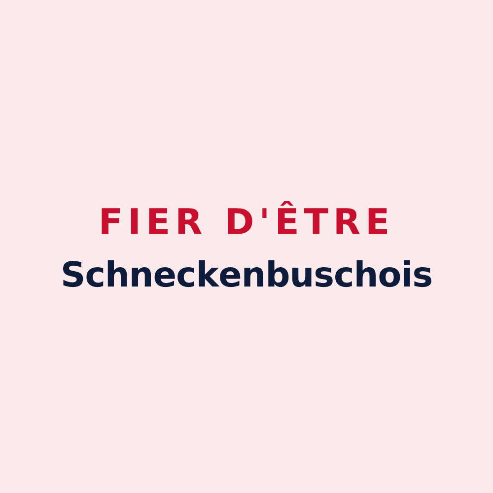 Magnet « Fier d'être Schneckenbuschois » — design pour Schneckenbusch