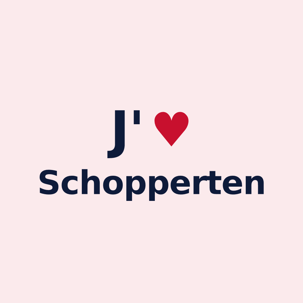 Magnet personnalisé Schopperten — design J'aime Schopperten