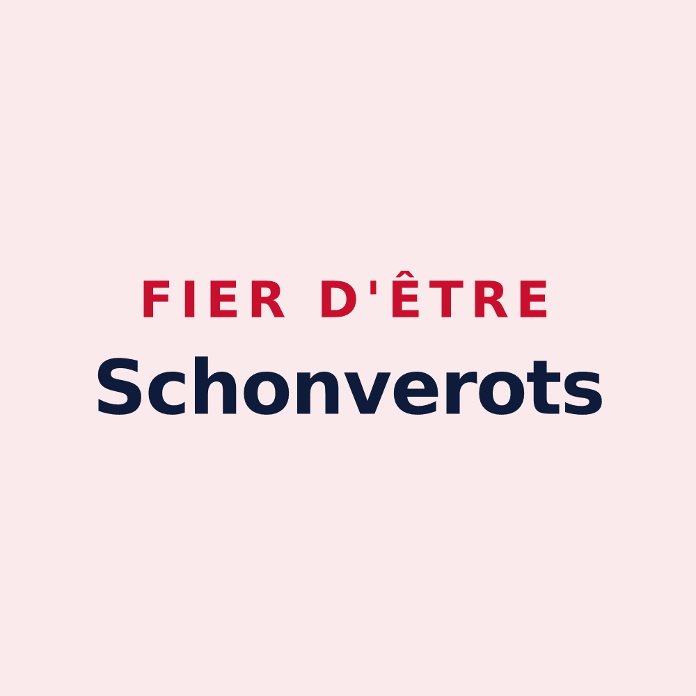 Magnet « Fier d'être Schonverots » — design pour Scionzier