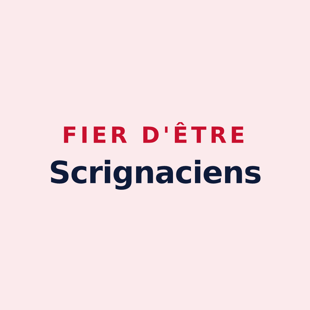 Magnet « Fier d'être Scrignaciens » — design pour Scrignac