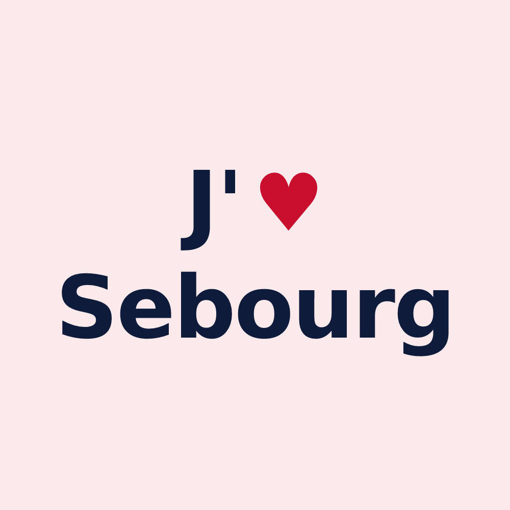 Magnet personnalisé Sebourg — design J'aime Sebourg