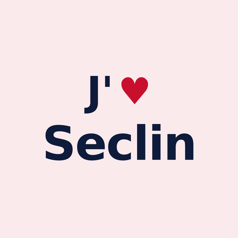 Magnet personnalisé Seclin — design J'aime Seclin