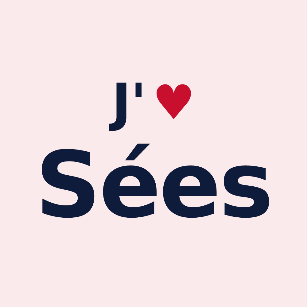 Magnet personnalisé Sées — design J'aime Sées