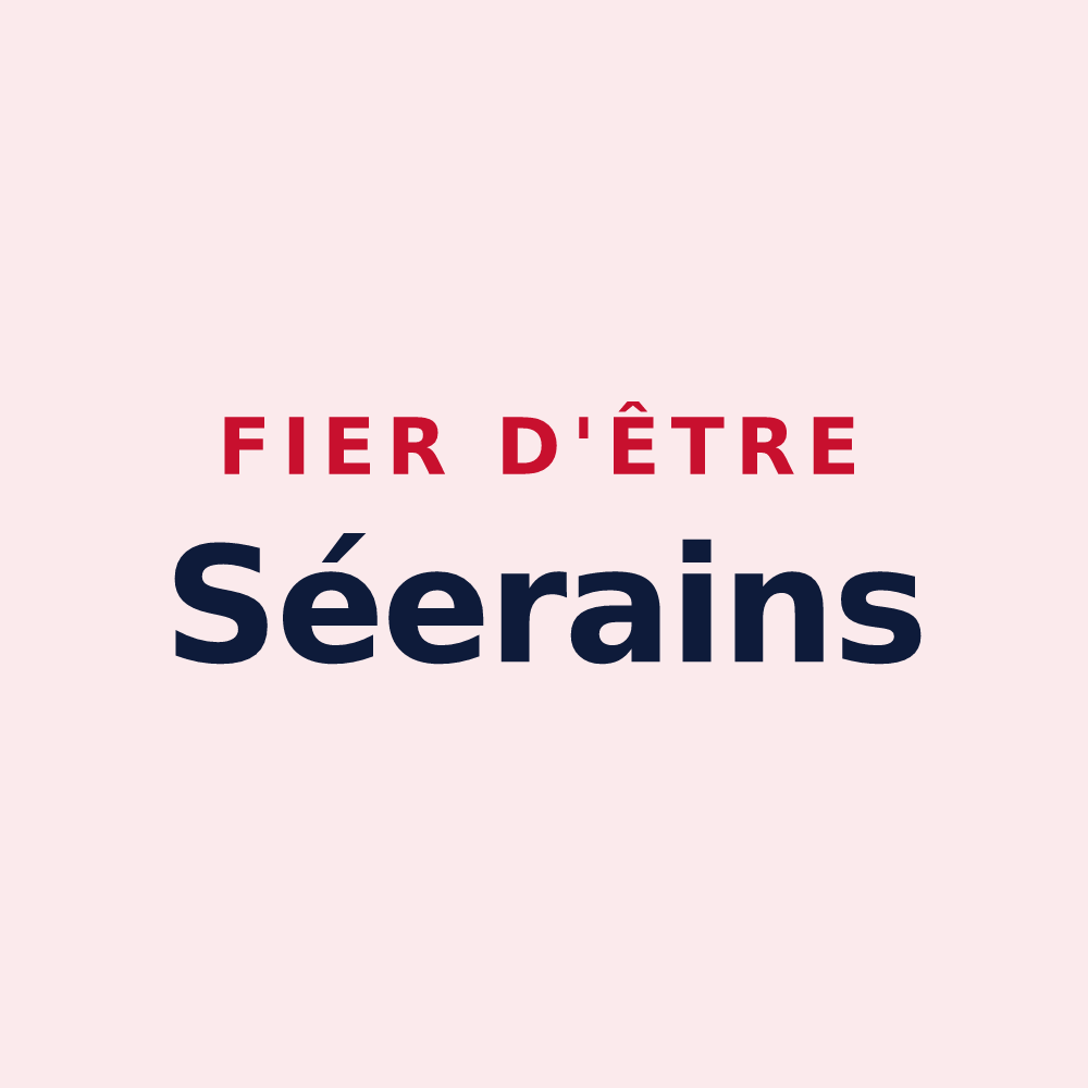 Magnet « Fier d'être Séerains » — design pour Séez