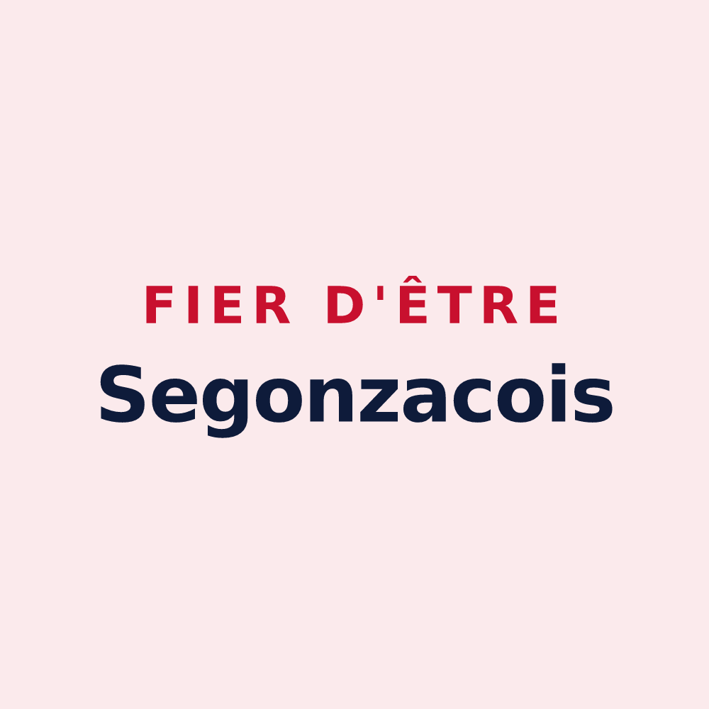 Magnet « Fier d'être Segonzacois » — design pour Segonzac