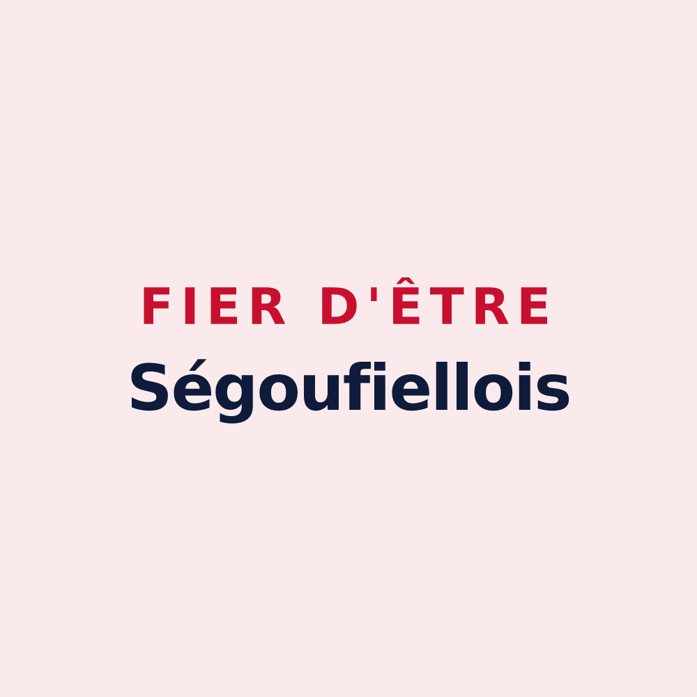 Magnet « Fier d'être Ségoufiellois » — design pour Ségoufielle