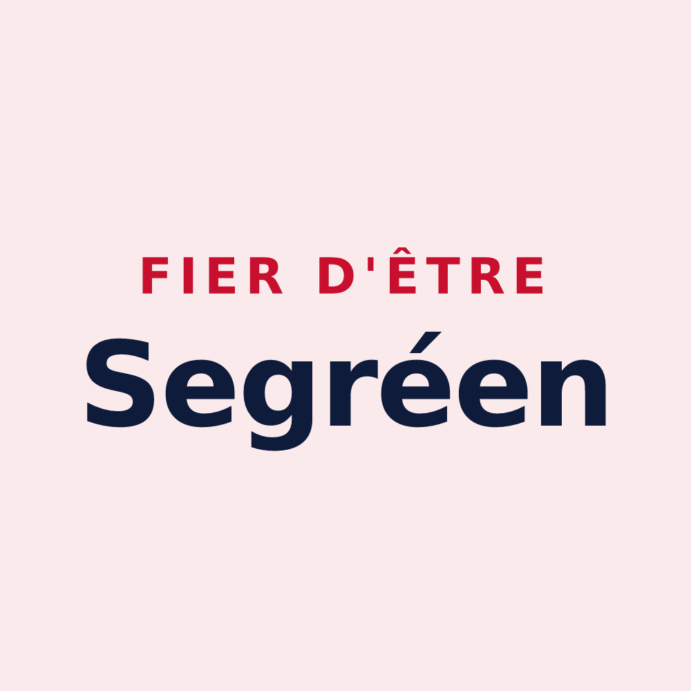 Magnet « Fier d'être Segréen » — design pour Segré-en-Anjou Bleu