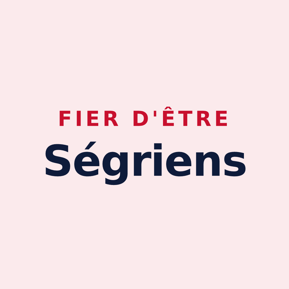 Magnet « Fier d'être Ségriens » — design pour Ségry