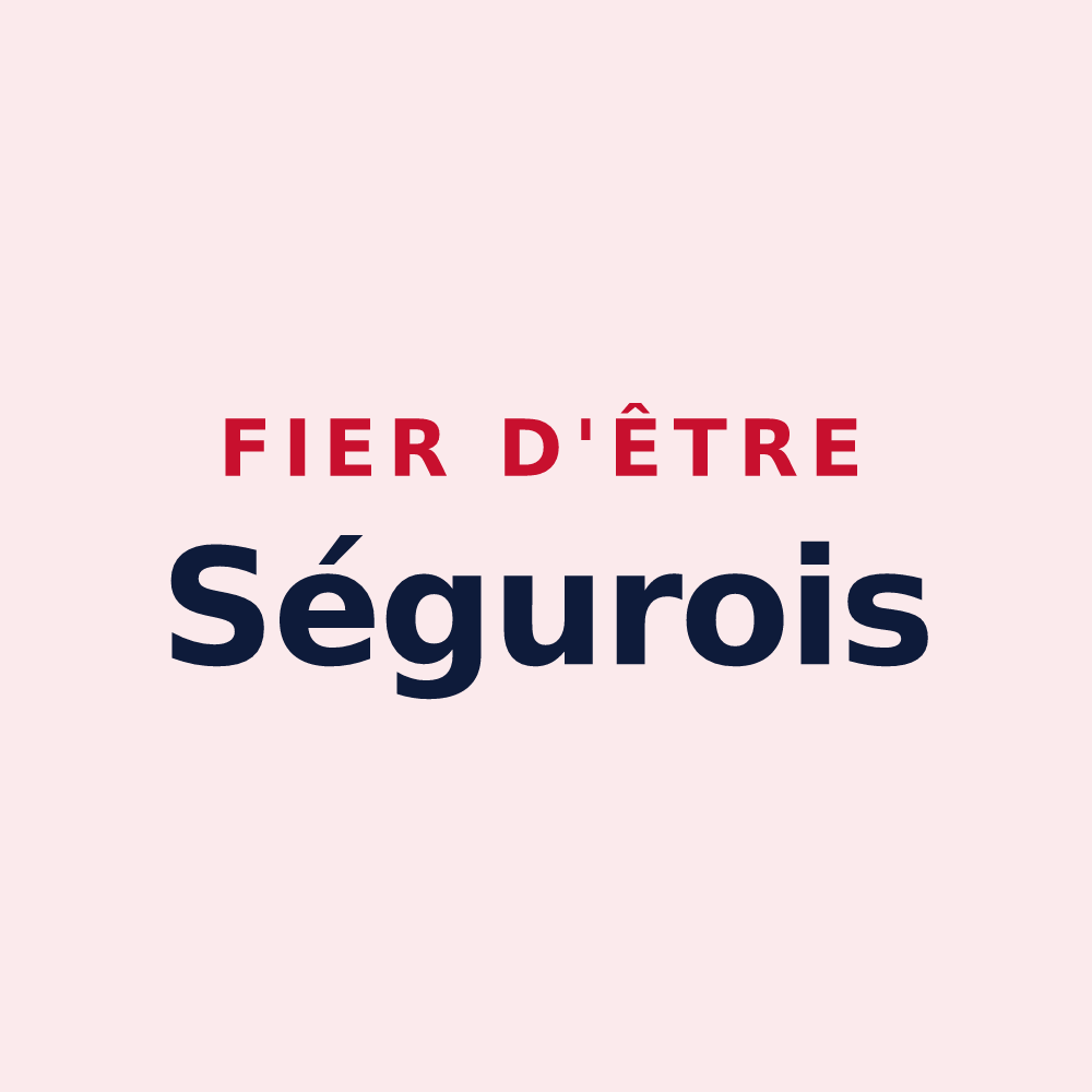 Magnet « Fier d'être Ségurois » — design pour Ségur-le-Château