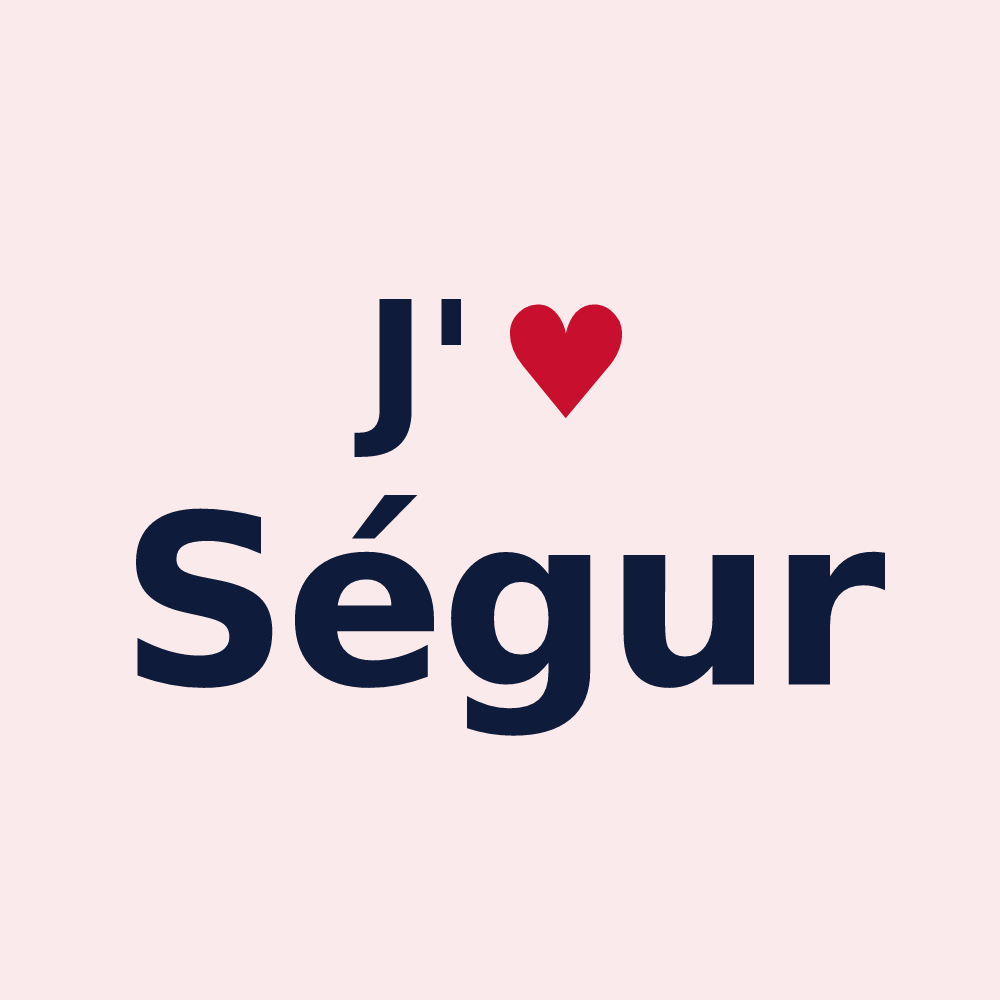 Magnet personnalisé Ségur — design J'aime Ségur