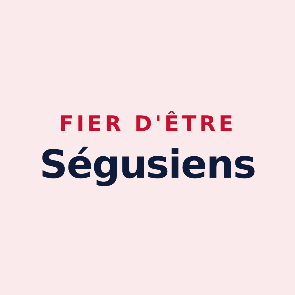 Magnet « Fier d'être Ségusiens » — design pour Ségus