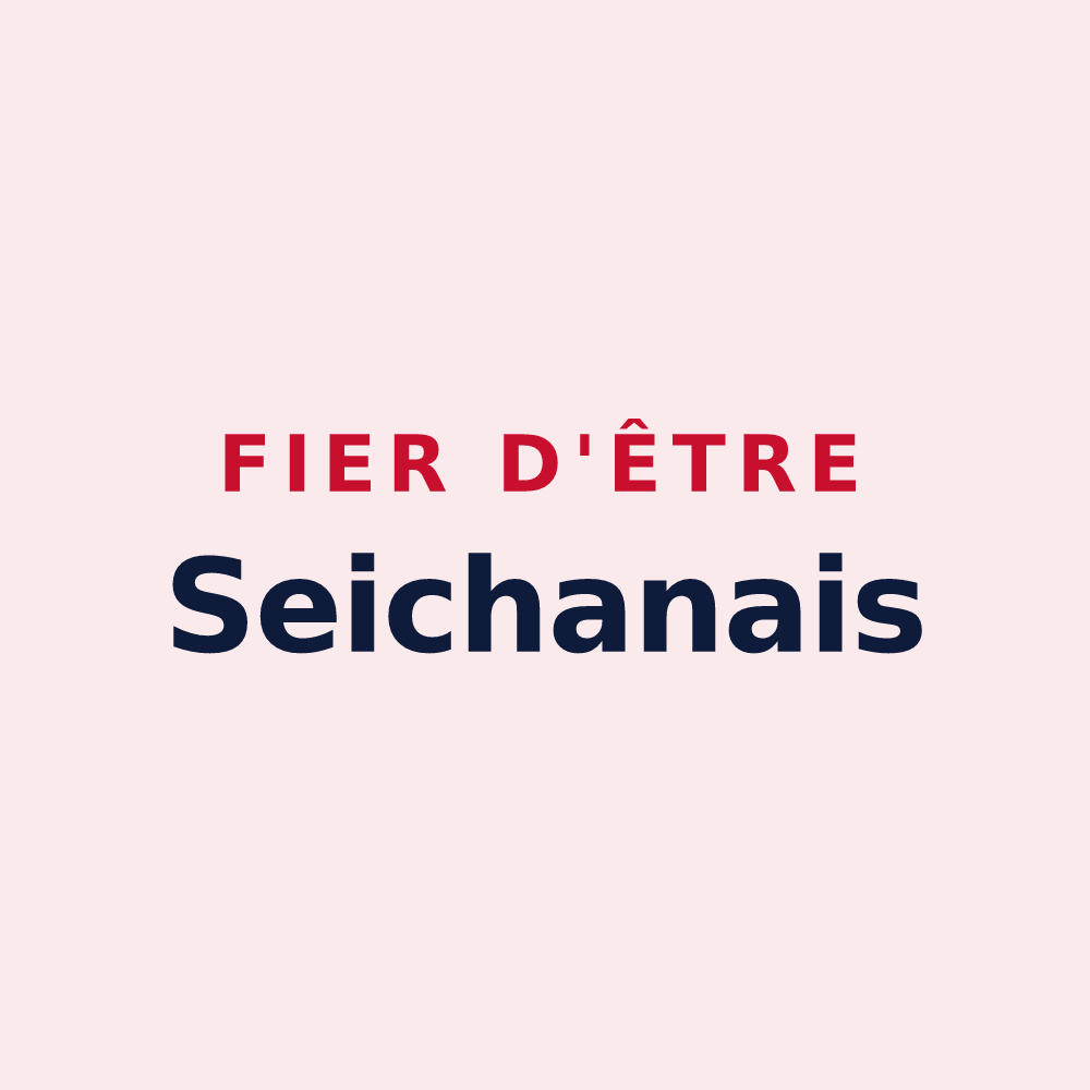 Magnet « Fier d'être Seichanais » — design pour Seichamps