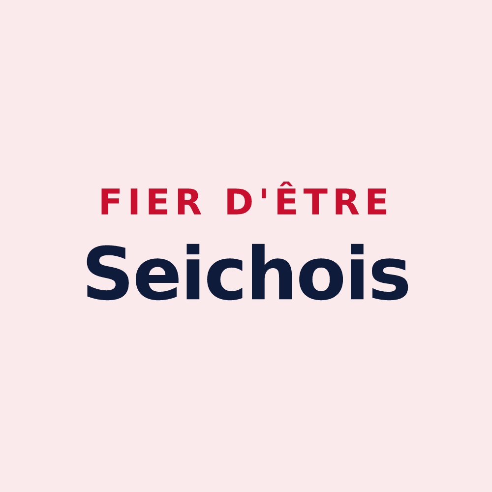 Magnet « Fier d'être Seichois » — design pour Seiches-sur-le-Loir