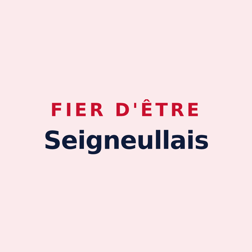 Magnet « Fier d'être Seigneullais » — design pour Seigneulles