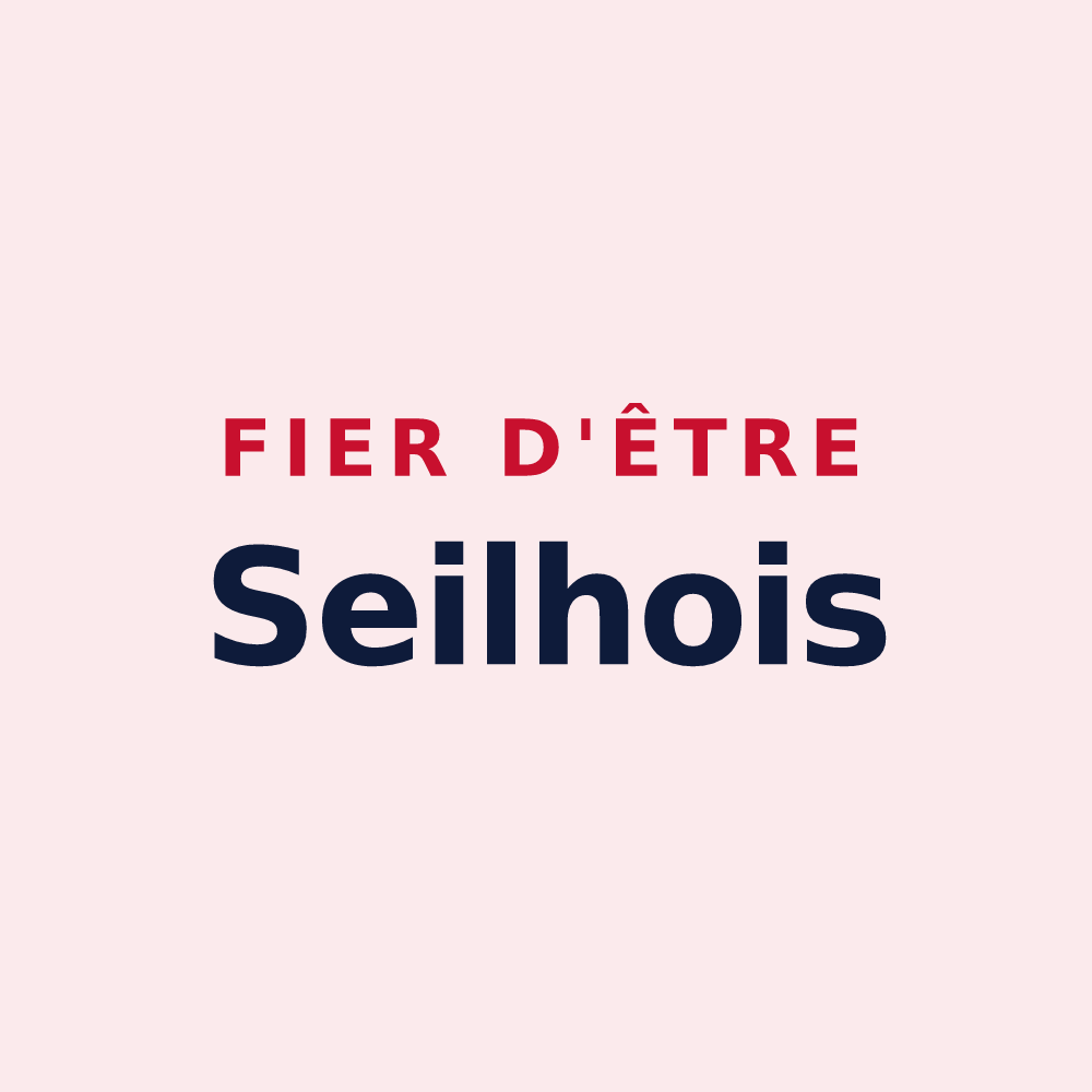 Magnet « Fier d'être Seilhois » — design pour Seilh