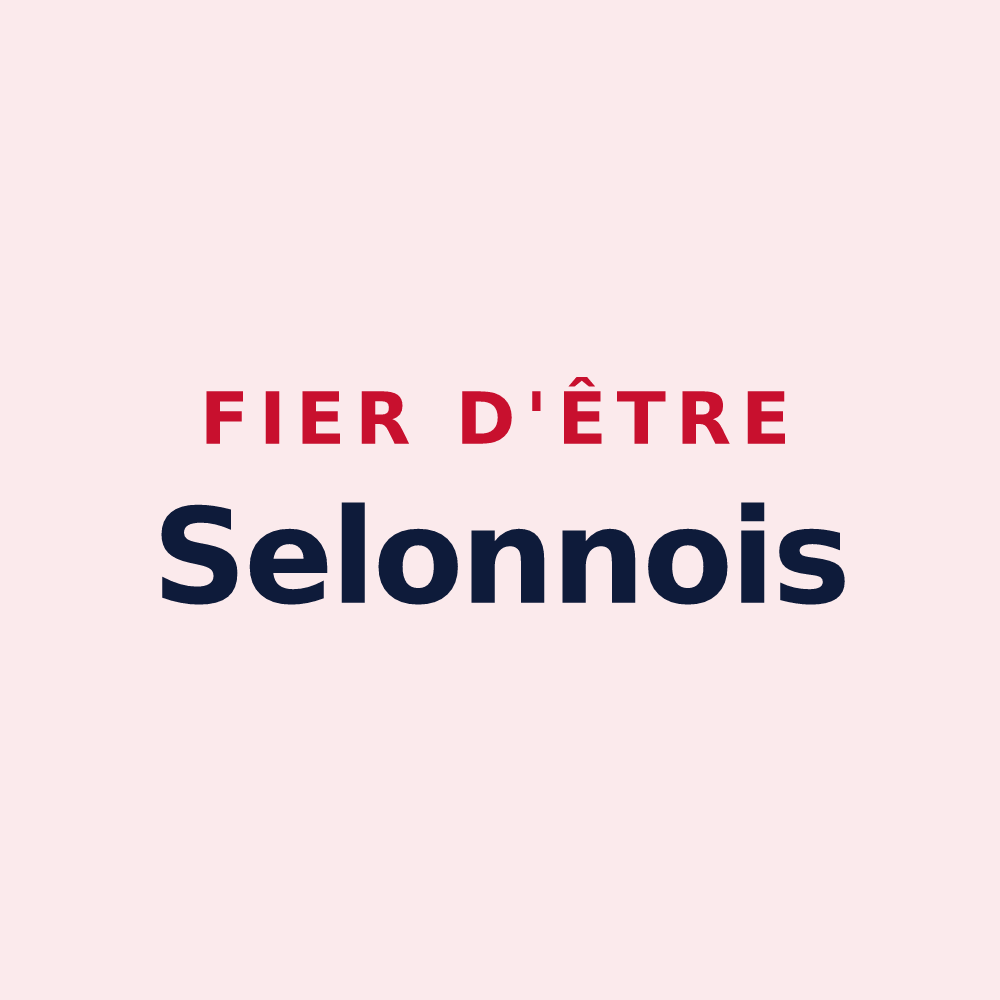 Magnet « Fier d'être Selonnois » — design pour Selonnet