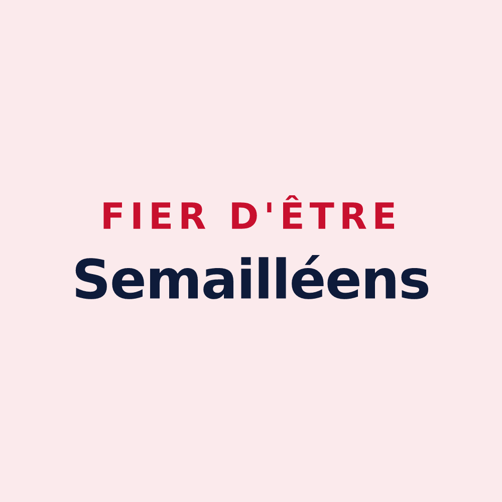 Magnet « Fier d'être Semailléens » — design pour Semallé