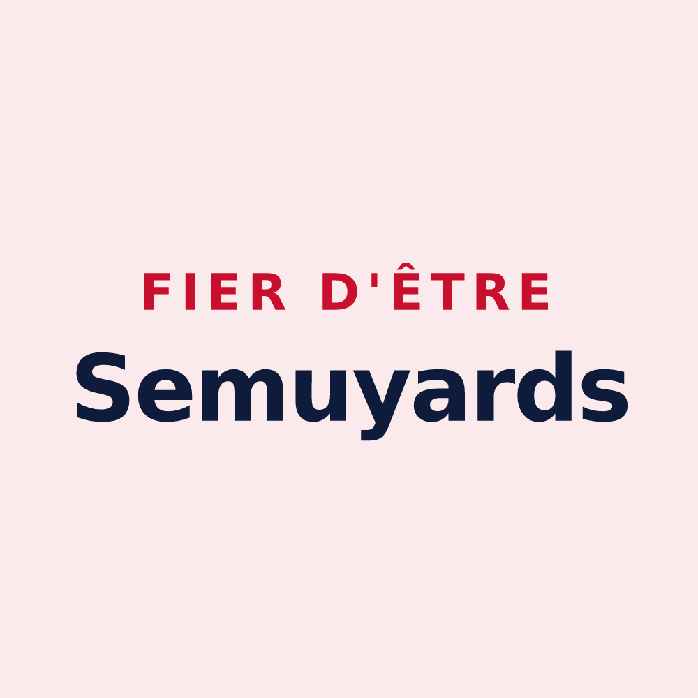 Magnet « Fier d'être Semuyards » — design pour Semuy