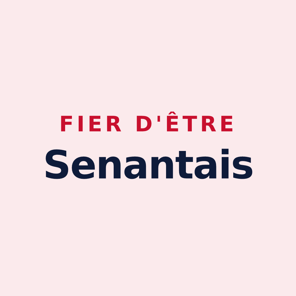 Magnet « Fier d'être Senantais » — design pour Senantes