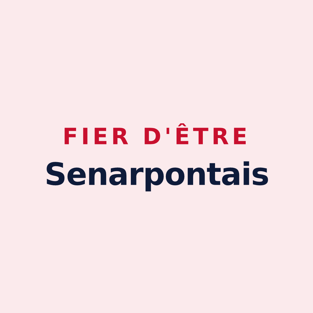 Magnet « Fier d'être Senarpontais » — design pour Senarpont