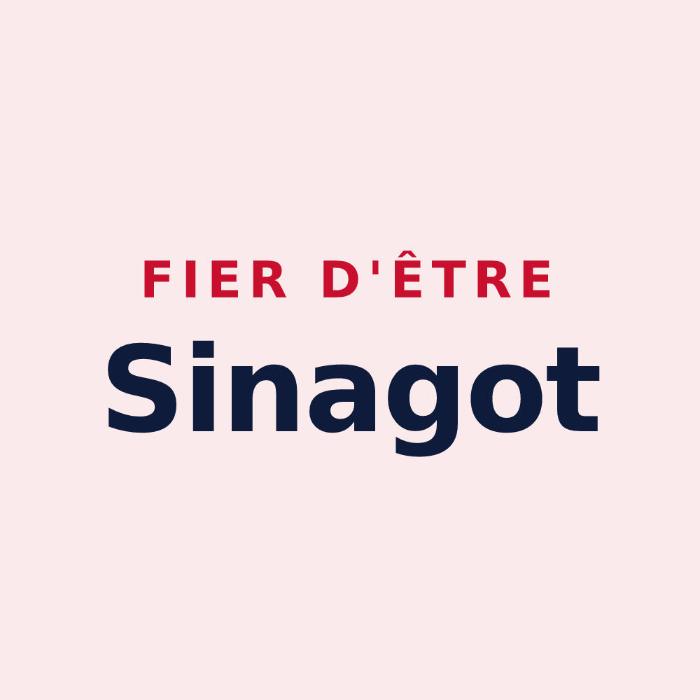 Magnet « Fier d'être Sinagot » — design pour Séné
