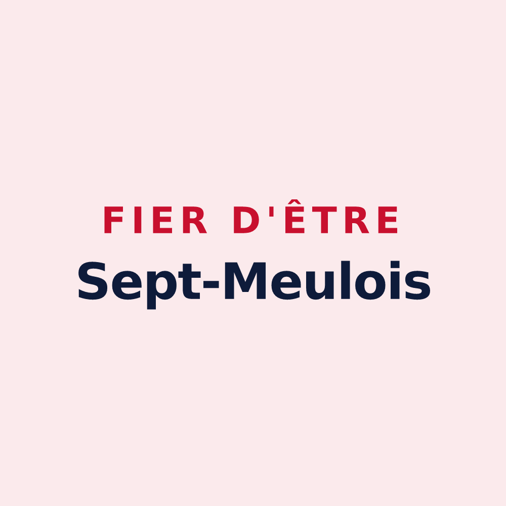 Magnet « Fier d'être Sept-Meulois » — design pour Sept-Meules