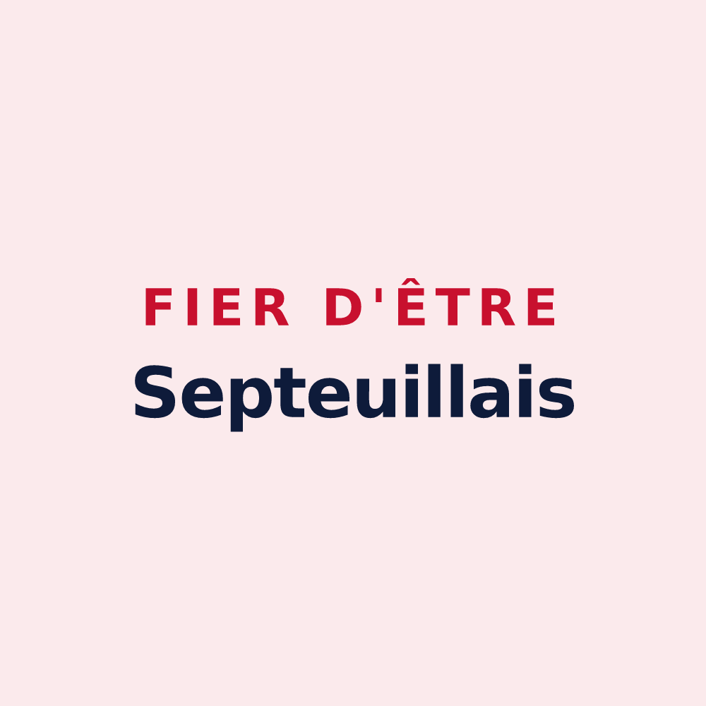Magnet « Fier d'être Septeuillais » — design pour Septeuil