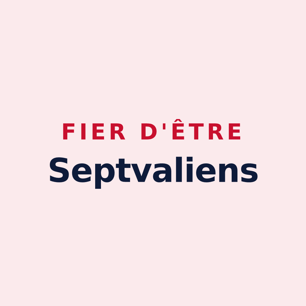 Magnet « Fier d'être Septvaliens » — design pour Septvaux
