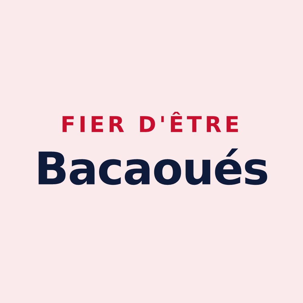 Magnet « Fier d'être Bacaoués » — design pour Sepvigny