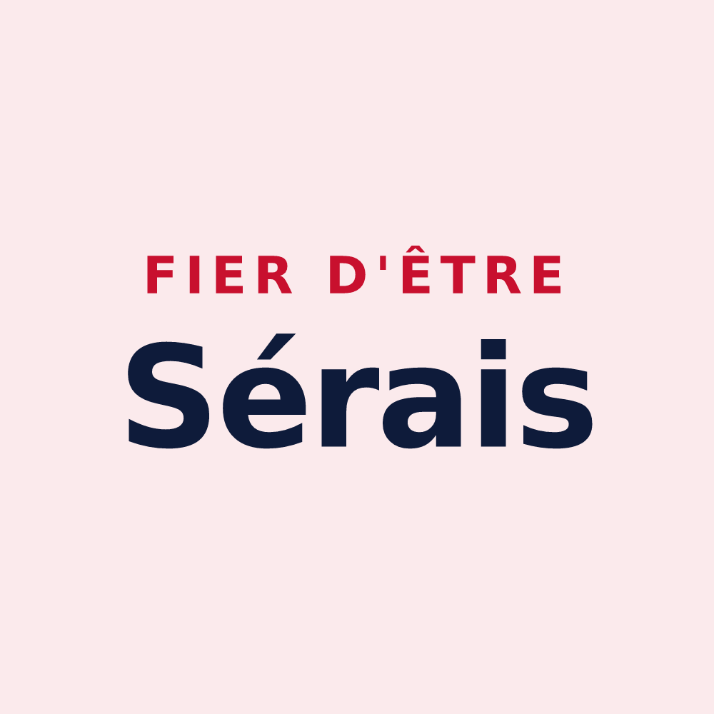 Magnet « Fier d'être Sérais » — design pour Sère-Rustaing