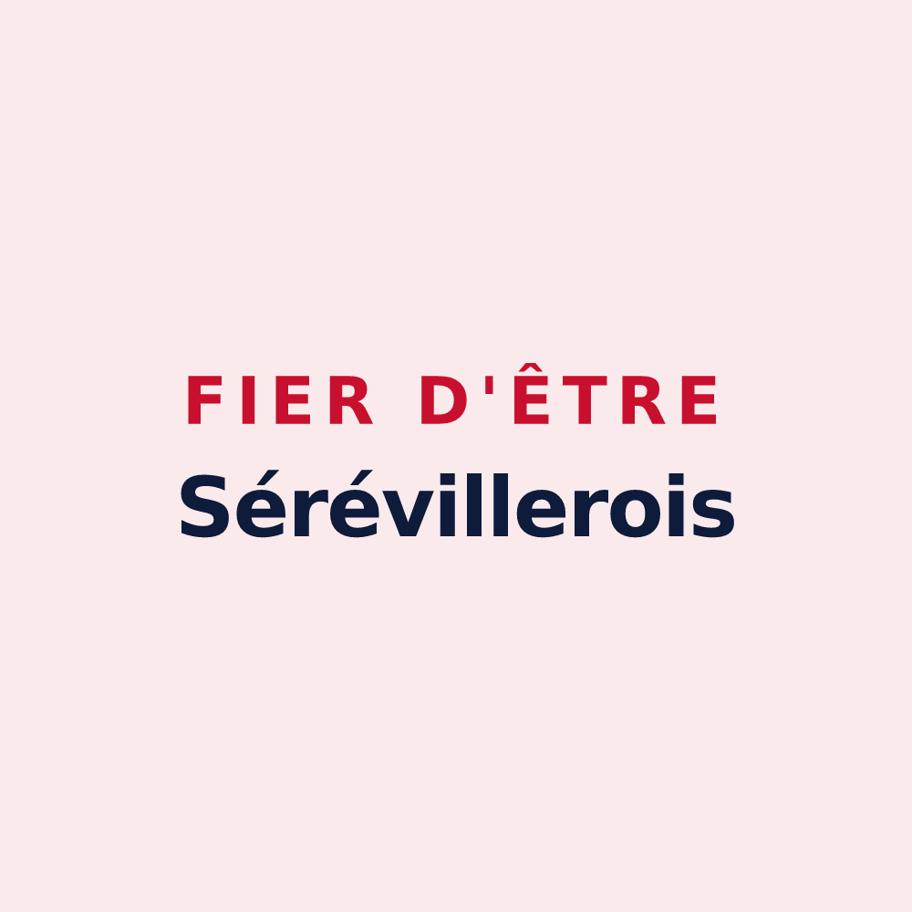 Magnet « Fier d'être Sérévillerois » — design pour Sérévillers