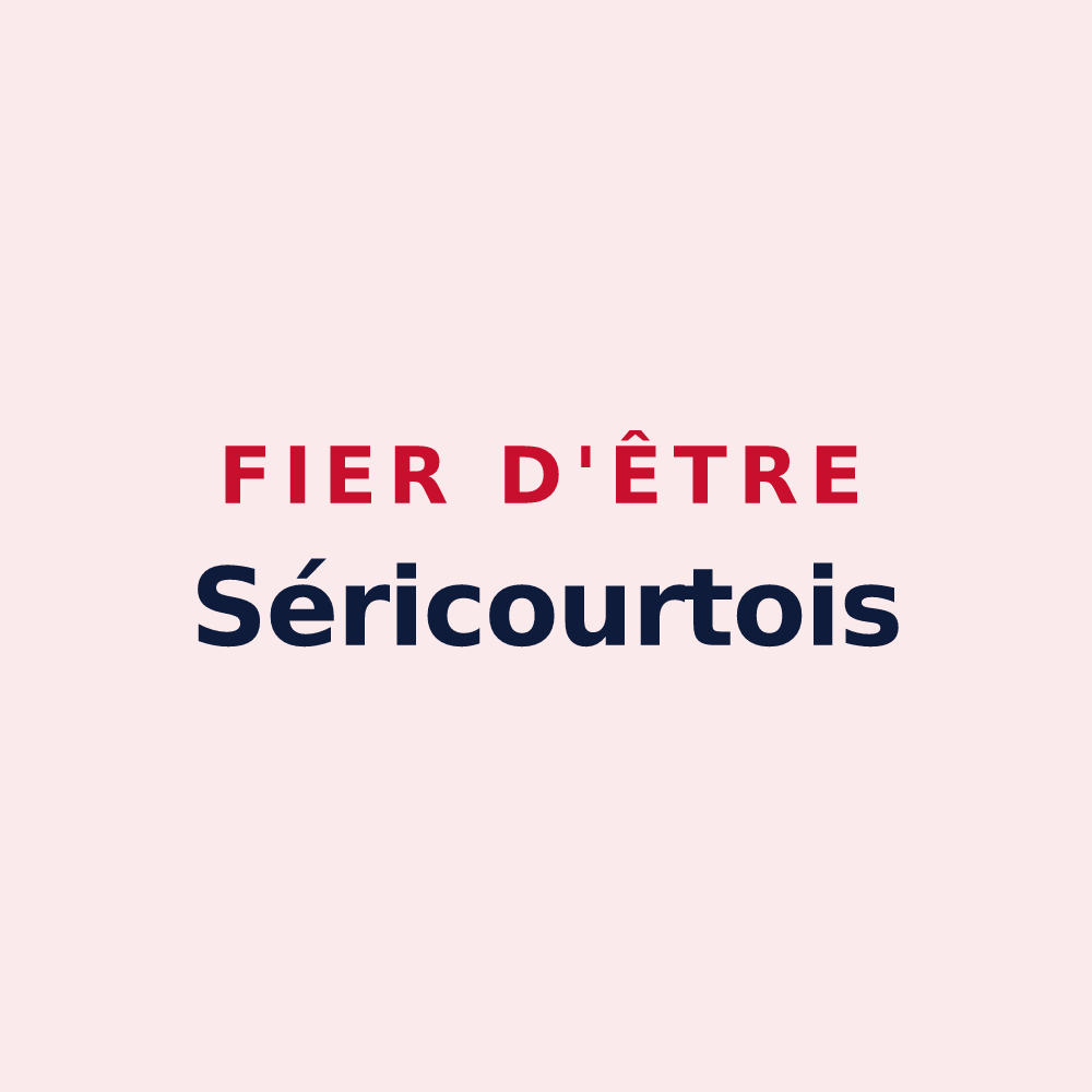 Magnet « Fier d'être Séricourtois » — design pour Séricourt