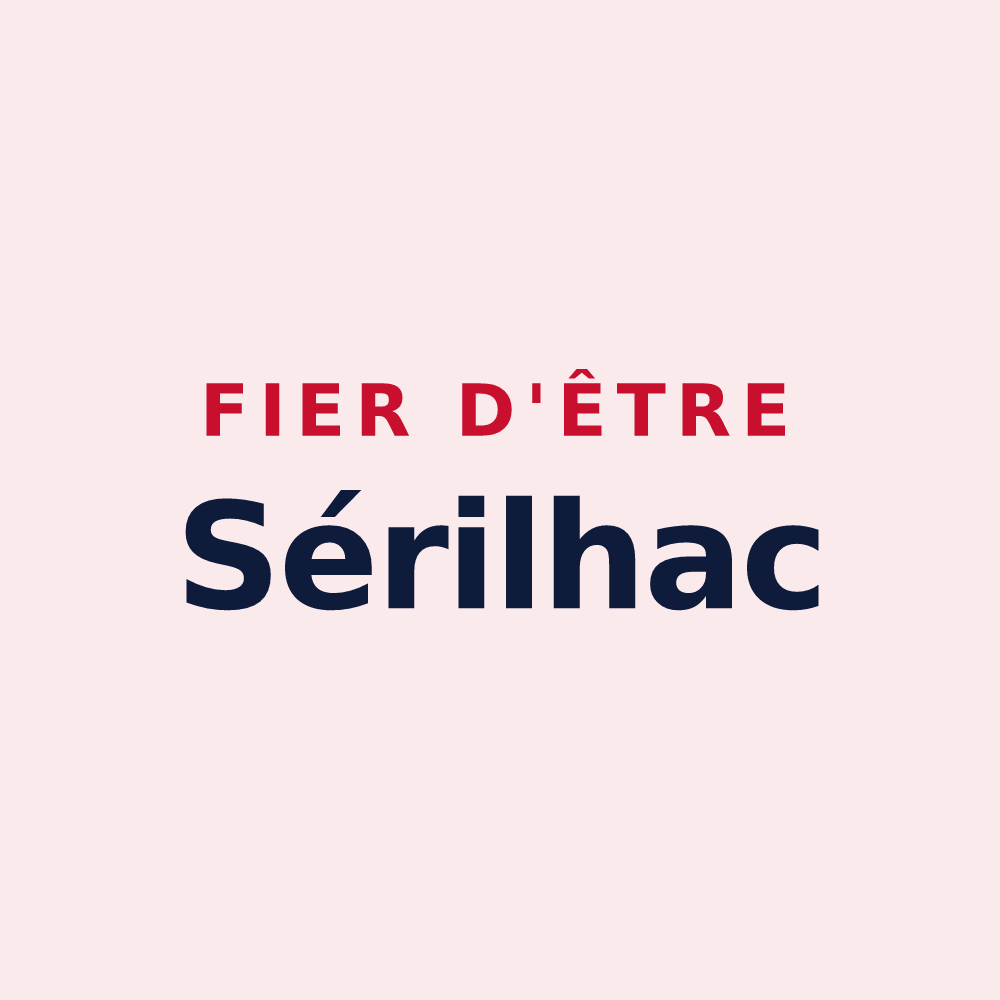 Magnet « Fier d'être Sérilhac » — design pour Sérilhac