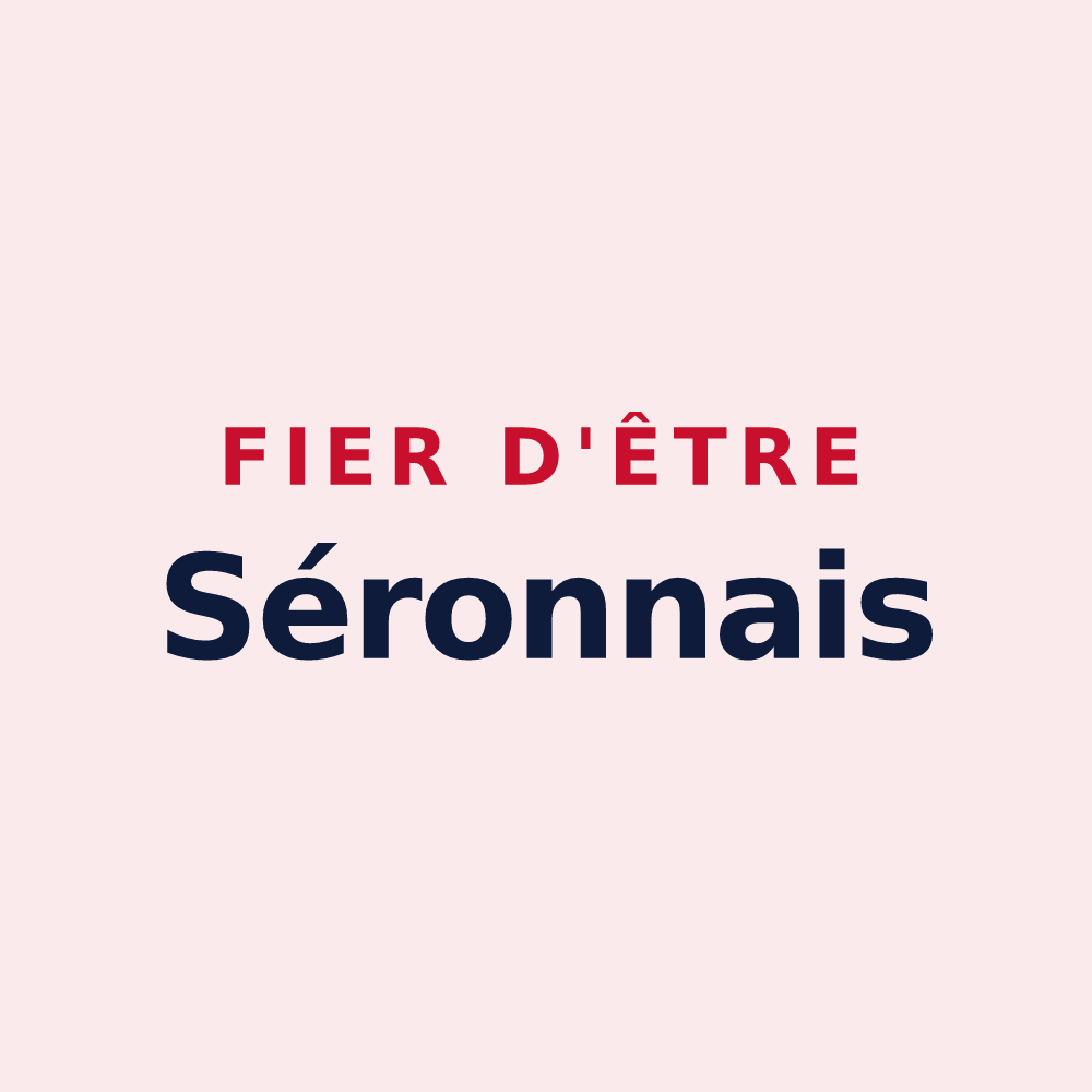 Magnet « Fier d'être Séronnais » — design pour Séron