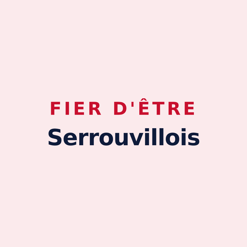 Magnet « Fier d'être Serrouvillois » — design pour Serrouville