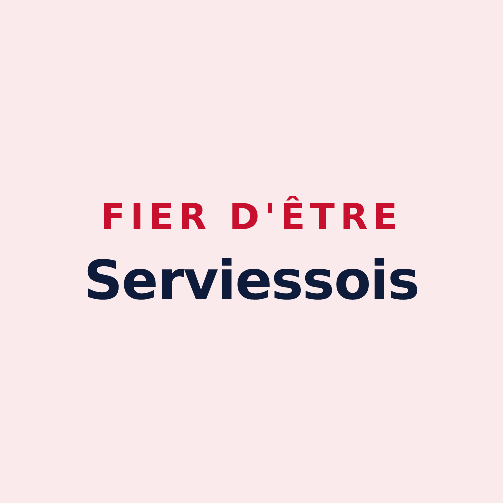 Magnet « Fier d'être Serviessois » — design pour Serviès-en-Val