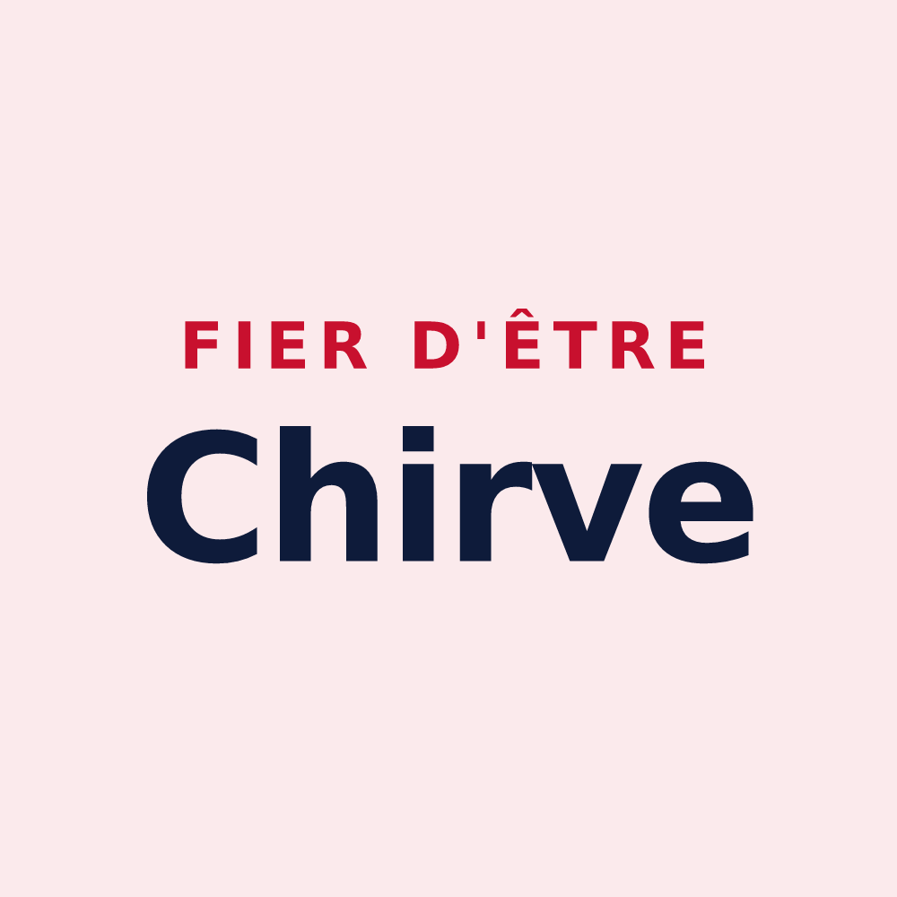 Magnet « Fier d'être Chirve » — design pour Servoz