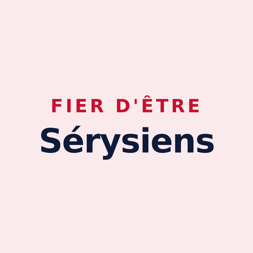 Magnet « Fier d'être Sérysiens » — design pour Séry-lès-Mézières