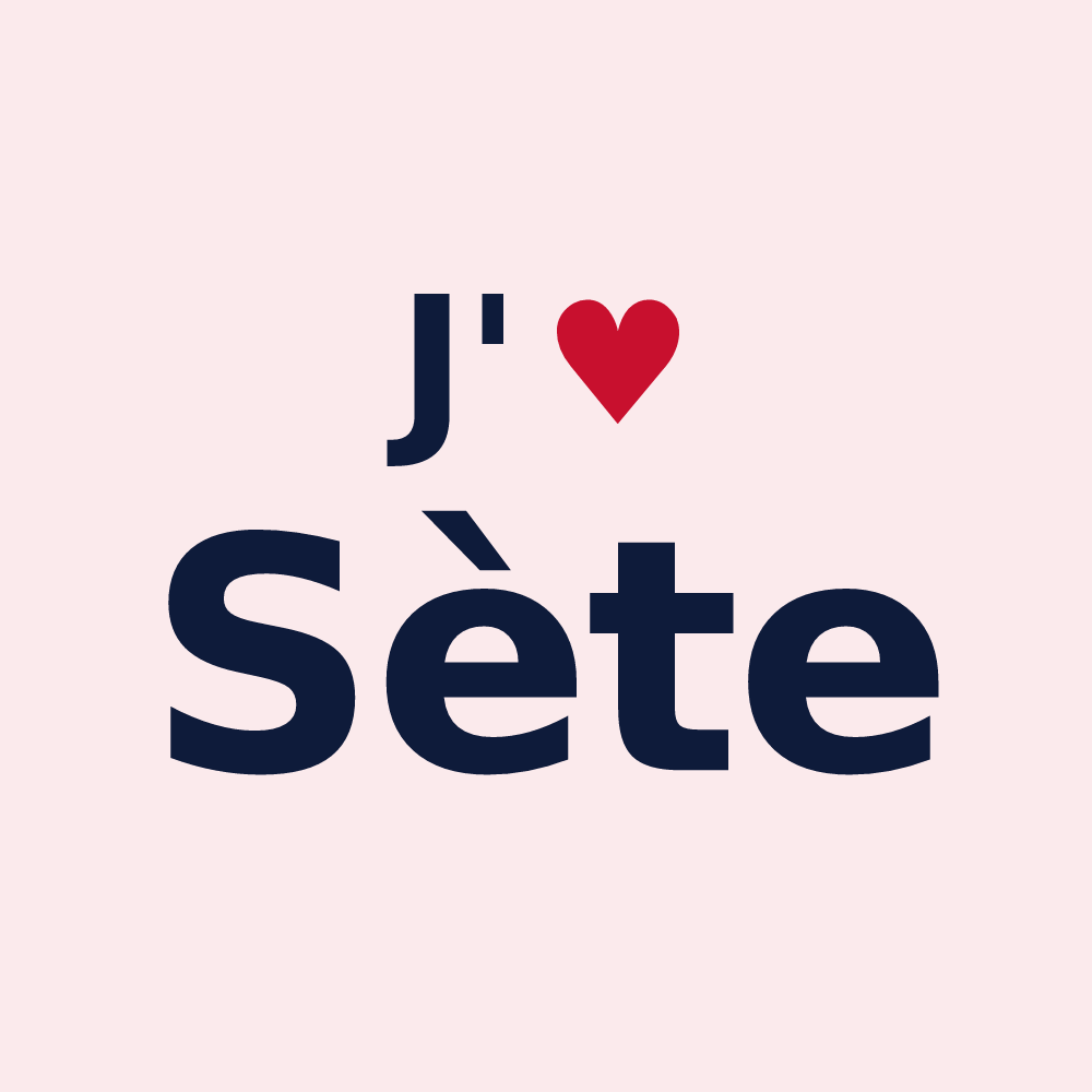 Magnet personnalisé Sète — design J'aime Sète