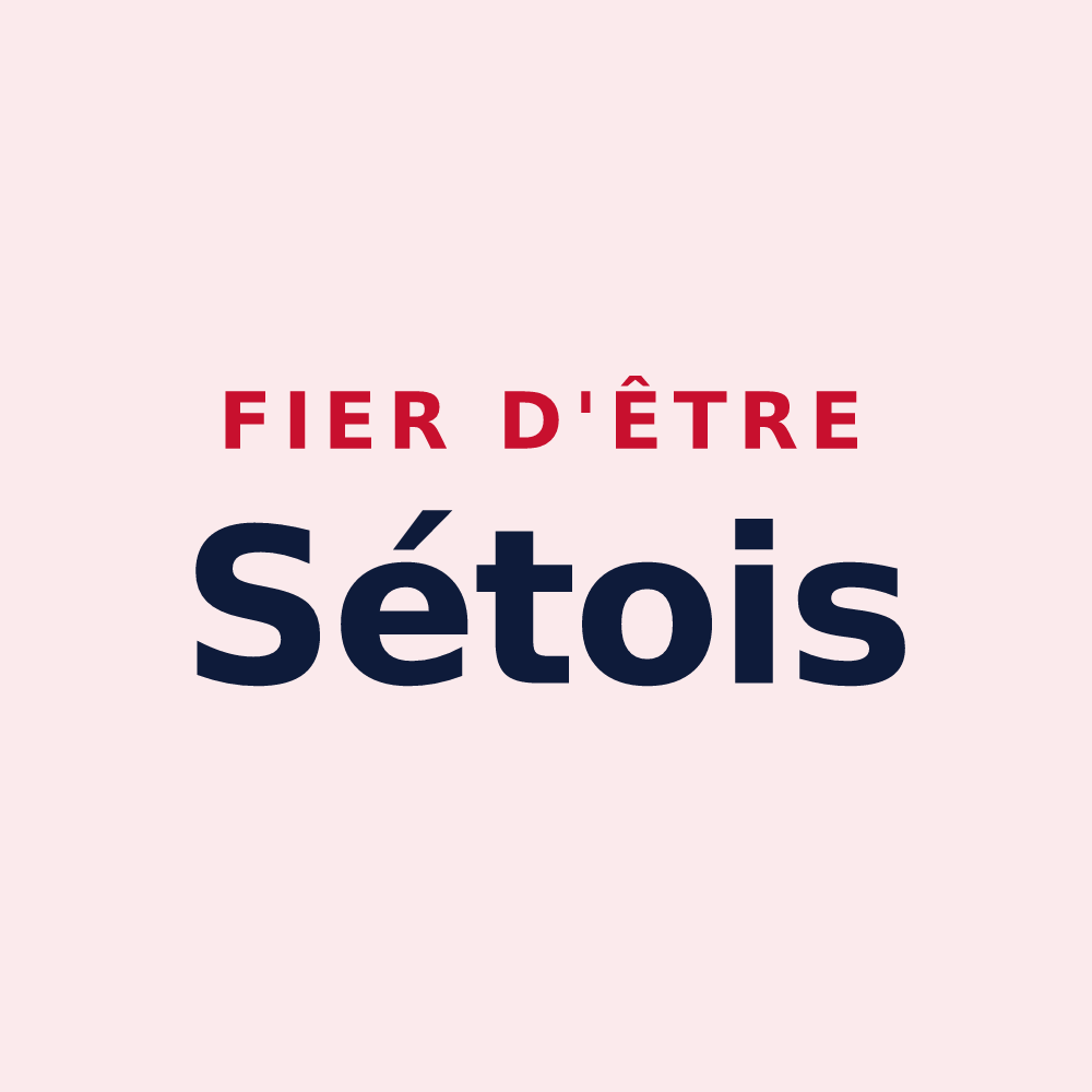 Magnet « Fier d'être Sétois » — design pour Sète