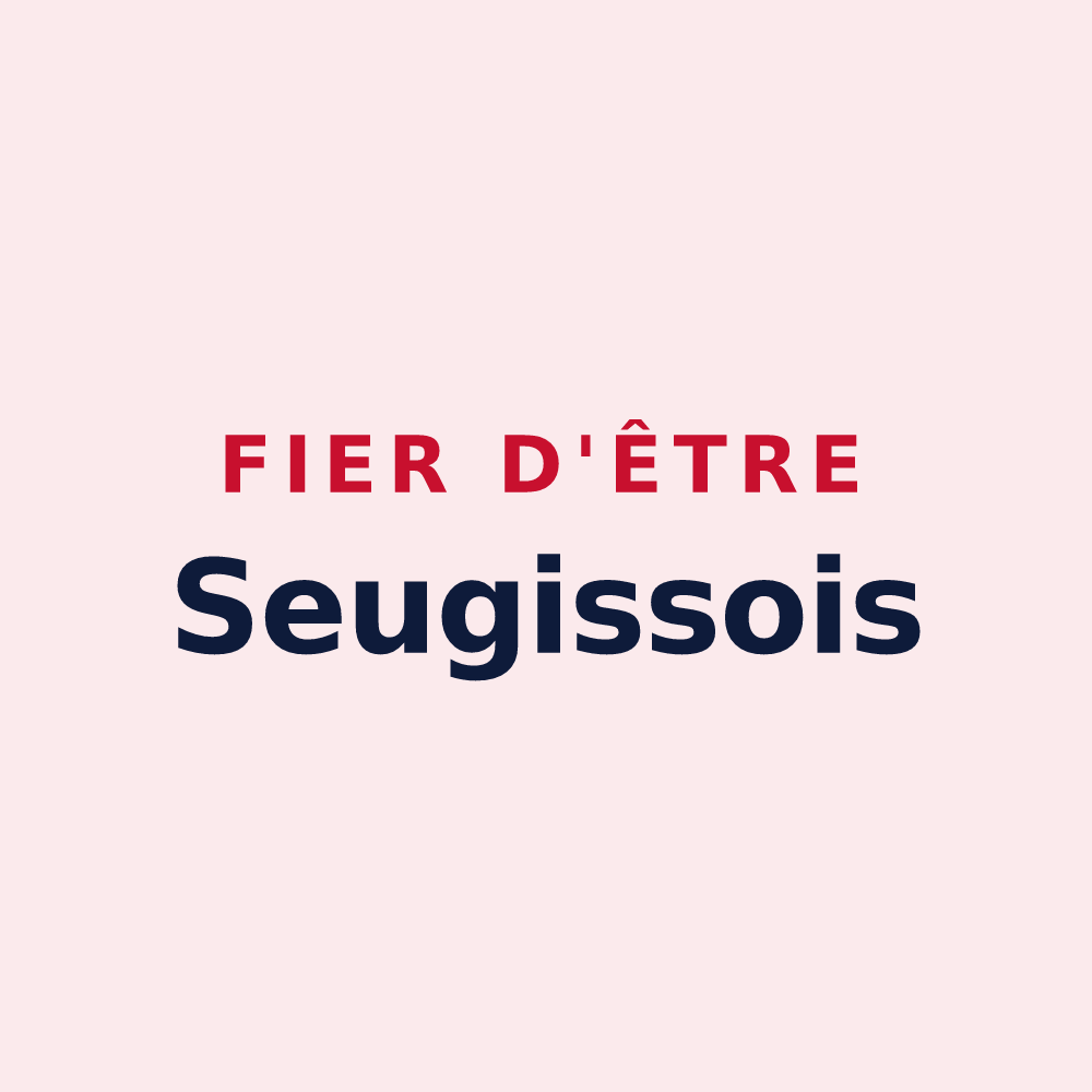 Magnet « Fier d'être Seugissois » — design pour Seugy