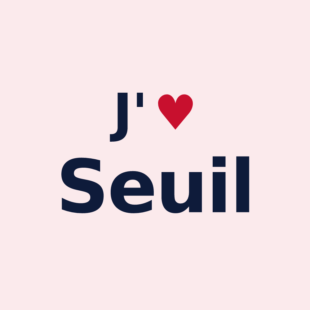 Magnet personnalisé Seuil — design J'aime Seuil