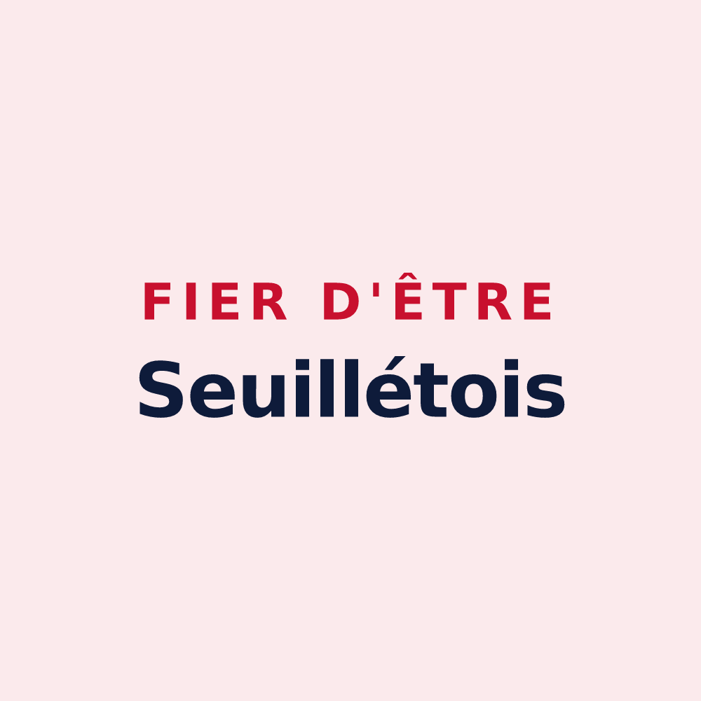 Magnet « Fier d'être Seuillétois » — design pour Seuillet