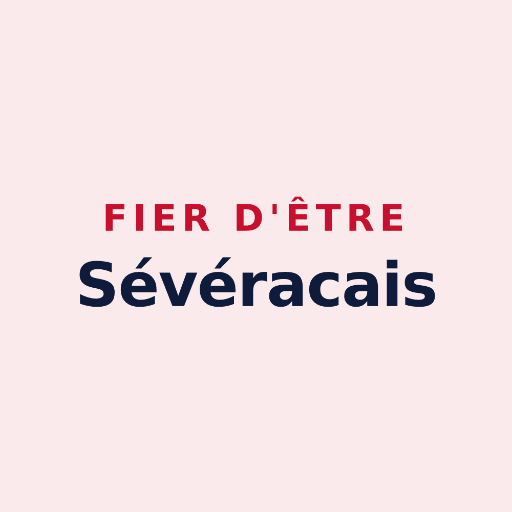 Magnet « Fier d'être Sévéracais » — design pour Sévérac