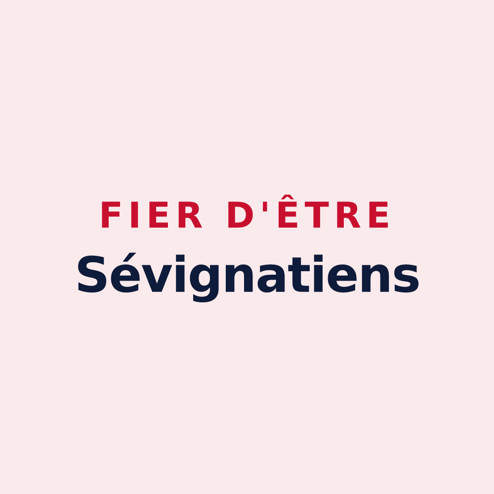 Magnet « Fier d'être Sévignatiens » — design pour Sévigny