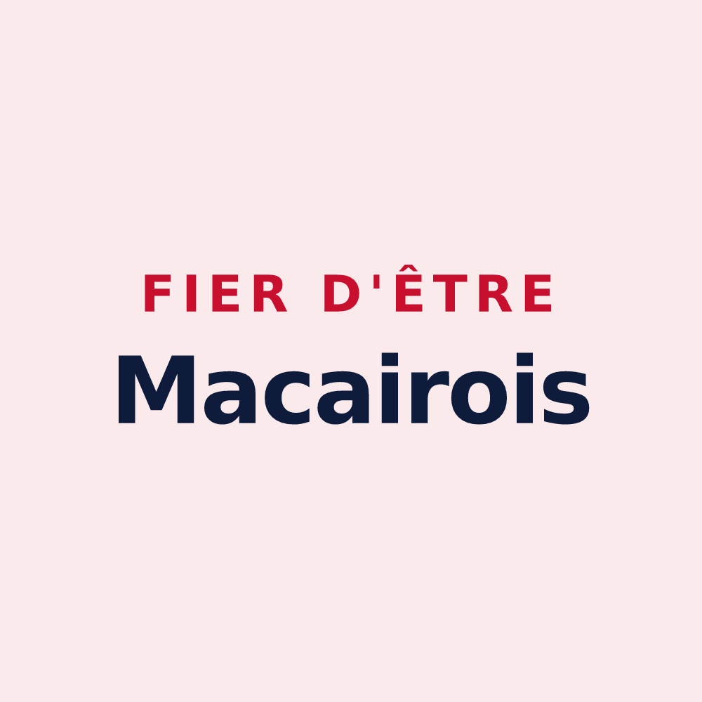 Magnet « Fier d'être Macairois » — design pour Sèvremoine