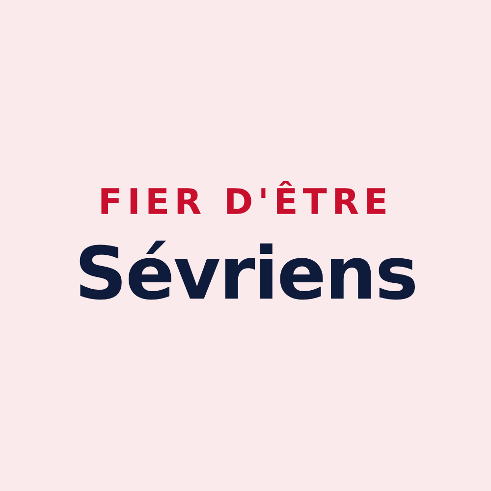 Magnet « Fier d'être Sévriens » — design pour Sèvres