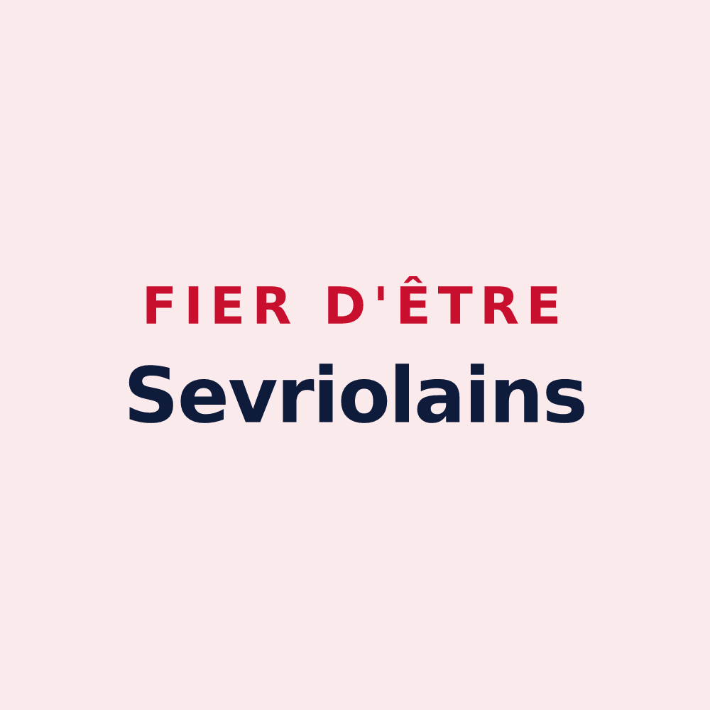 Magnet « Fier d'être Sevriolains » — design pour Sevrier